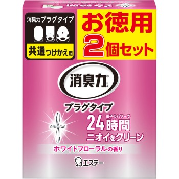 소취력 플러그 교체 화이트플로럴 20ml×2 에스테