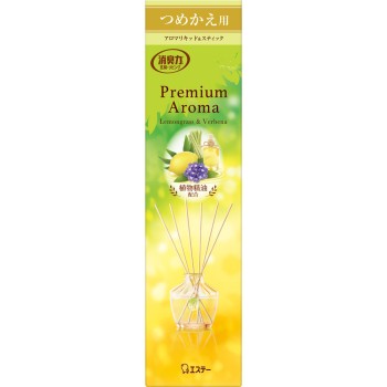 실내 소취력 Premium Aroma Stick 교체 레몬그라스&버베나 65ml 에스테