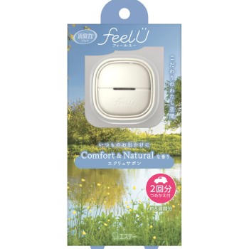 탈취력 차량용 feelU 본체 에크뤼 사봉 클립타입 2회분