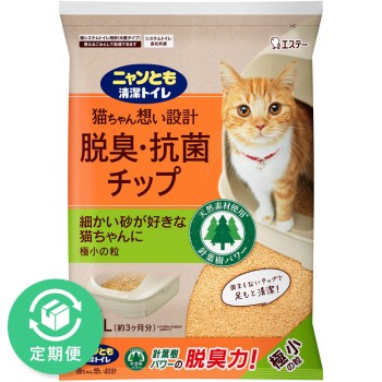 냥도 청결 화장실 탈취·항균칩 극소 알갱이 4.4L 에스테