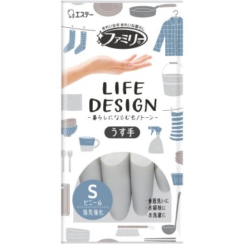 패밀리 비닐 얇은 라이프 디자인 손가락 강화 GR S 1쌍 에스테