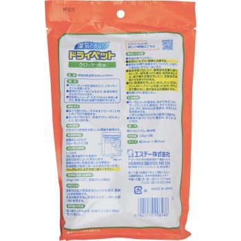 드라이펫 제습제 습기 제거 시트 타입 옷장용 120g×2 에스테