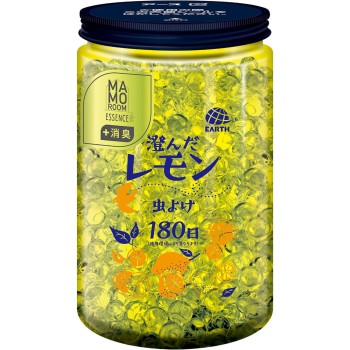 마모루무 에센스 방충 펄 180일용 맑은 레몬 공간용 방충 방향제 500g 아스제약