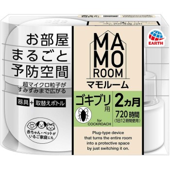 마모루무 바퀴벌레용 2개월용 세트 플러그식 바퀴벌레 퇴치 거치형 기구+리필 아스제약