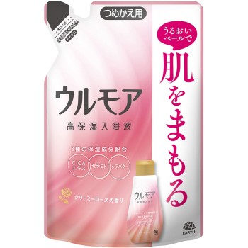 울모아 고보습 입욕액 크리미로즈 리필 480ml 어스제약