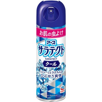 살라텍트 쿨 모기 방충 스프레이 아웃도어 캠핑 공원 외출 해충 대책 시원상쾌 200ml 아스제약