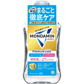 몬다민 프리미엄 케어 화이트 민트 마우스워시 1000ml 아스제약