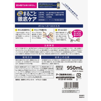 몬다민 프리미엄 케어 골드 민트 리필 구강세정제 950ml 아스제약