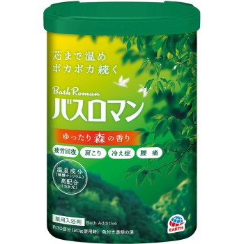 배스로망 여유로운 숲 향 약용 입욕제 분말 600g 아스제약