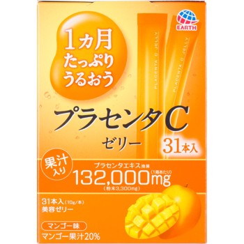1개월 촉촉 플라센타C젤리 망고맛 31개 아스제약