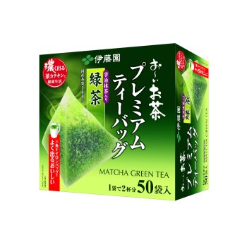 오이오이차 프리미엄 티백 우지 말차 함유 녹차 50봉지 이토엔