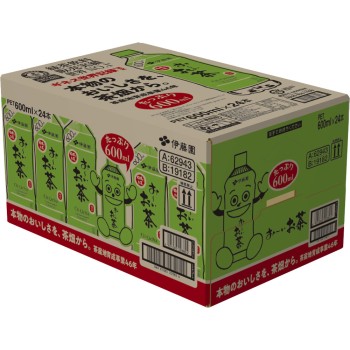 오이오이차 녹차 케이스 600ml×24본