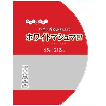 모두의 간식 화이트 마시멜로 65g 몽트와루