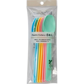 바이오매스 컬러 스푼 8개입 아트납프