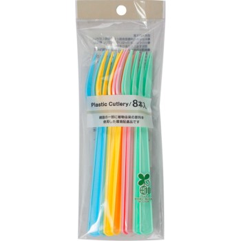 바이오매스 컬러 포크 8본 입