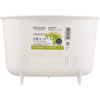 삼각 코너 L 화이트 K-1344