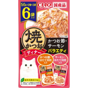 구운 가다랑어 디너 가다랑어포 연어 버라이어티 50g×6 이나바 식품