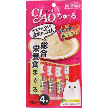 츄르 종합영양식 참치 14g×4 이나바식품