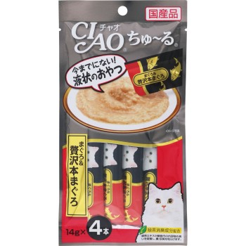 CIAO 추루 참치&풍성 혼참치 14g×4 이나바식품