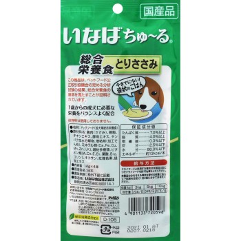 츄르 종합영양식 닭가슴살 14g×4 이나바식품