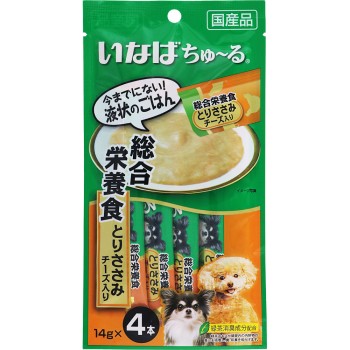 챠우르 종합영양식 닭 안심 치즈 함유 14g×4 이나바식품