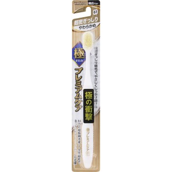 극 프리미엄케어 칫솔 초밀빽빽 부드러운 에비스