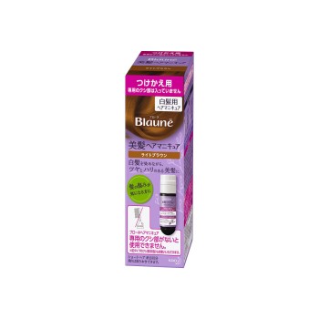 브로네 미발 헤어 매니큐어 교체용 라이트 브라운 72g 카오