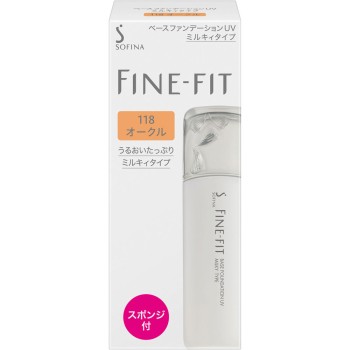 파인핏 베이스 파운데이션UV 밀키타입 118오클 카오소피나
