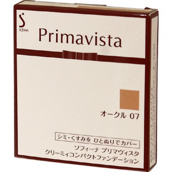 프리마비스타 크리미 컴팩트 파운데이션 오크르 07 카오 소피나