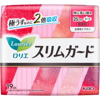 로리에 슬림 가드 장시간 확실 주간용 19개 카오