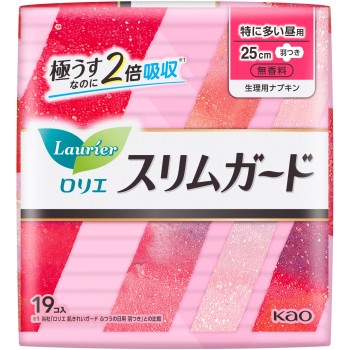 로리에 슬림 가드 장시간 확실 주간용 19개 카오