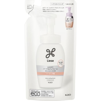 리제 촉촉한 파마 되살리기 폼 리필용 180ml 카오