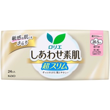 로리에 행복 소재 통기 초슬림 많은 낮~보통 날용 20.5cm 날개 달린 24개 카오