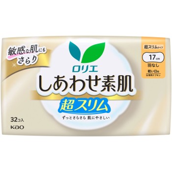 로리에 시아와세 소하다 통기 초슬림 가벼운 날용 17cm 날개없음 32개 카오