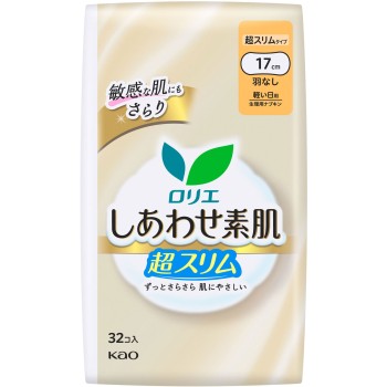 로리에 시아와세 소하다 통기 초슬림 가벼운 날용 17cm 날개없음 32개 카오