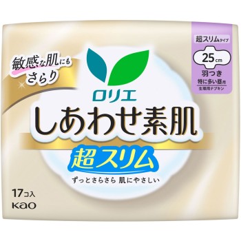 로리에 행복 맨살 통기 초슬림 특히 많은 주간용 25cm 날개 포함 17개 카오