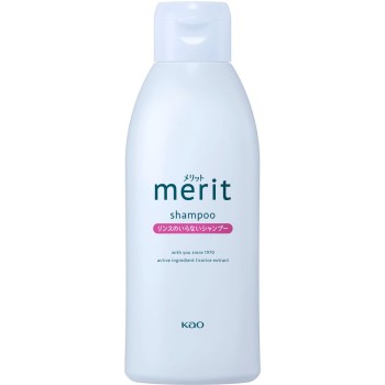 메릿 린스불필요 샴푸 레귤러 200ml 카오