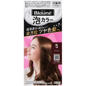 브로네 거품 컬러 5브라운 108ml 카오