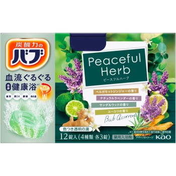 버블 평화로운 허브 12정 카오