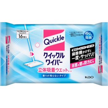 퀵클 와이퍼 입체 흡착 웨트 시트 16매 카오