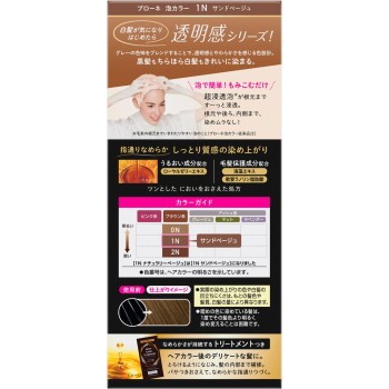 블로네 거품 컬러 1N 샌드 베이지 108ml 카오