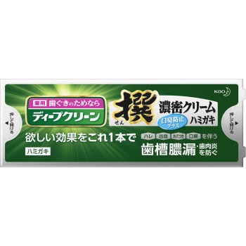 딥클린 선 진한크림 약용 치약 구취방지 플러스 95g 카오