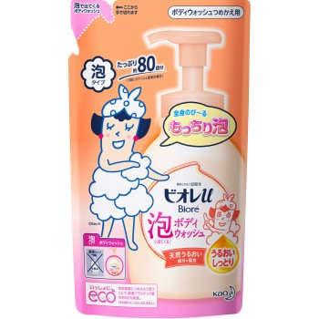 비오레 u 폼으로 나오는 바디워시 촉촉 리필 480ml 카오