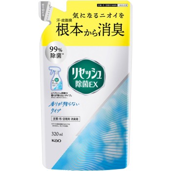 리세쉬 제균 EX 향이 남지 않는 리필 320ml 카오