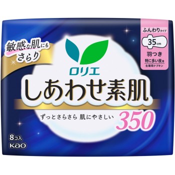 로리에 행복 피부 특히 많은 밤용 35cm 날개부착 8개 카오