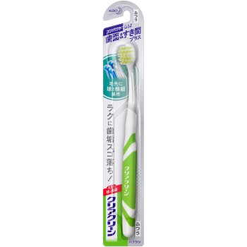 클리어클린 칫솔 치면&사이사이 컴팩트 보통 1개 카오