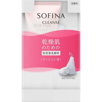 소피나 건성피부를 위한 미용액 세안료【쿠션폼】 120g 카오소피나