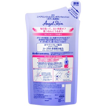 니베아 엔젤 스킨 바디워시 카시스&허브향 리필 360ml 카오