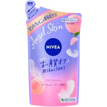니베아 엔젤 스킨 바디워시 피치&프루티향 리필 360ml 카오