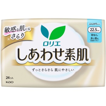 로리에 시아와세 소하다 많은 낮용 22.5cm 날개없음 24개 카오